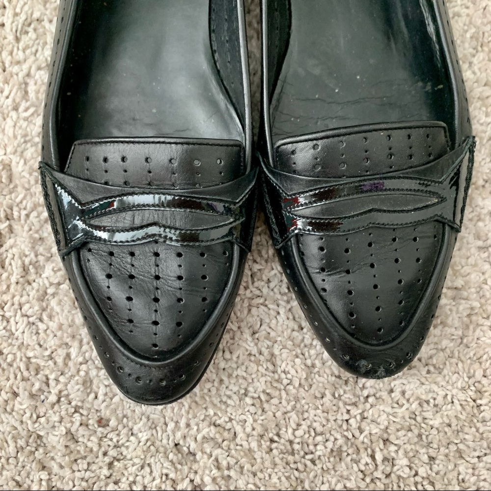 Chanel Black Perforated Flats - Picture 3 of 7